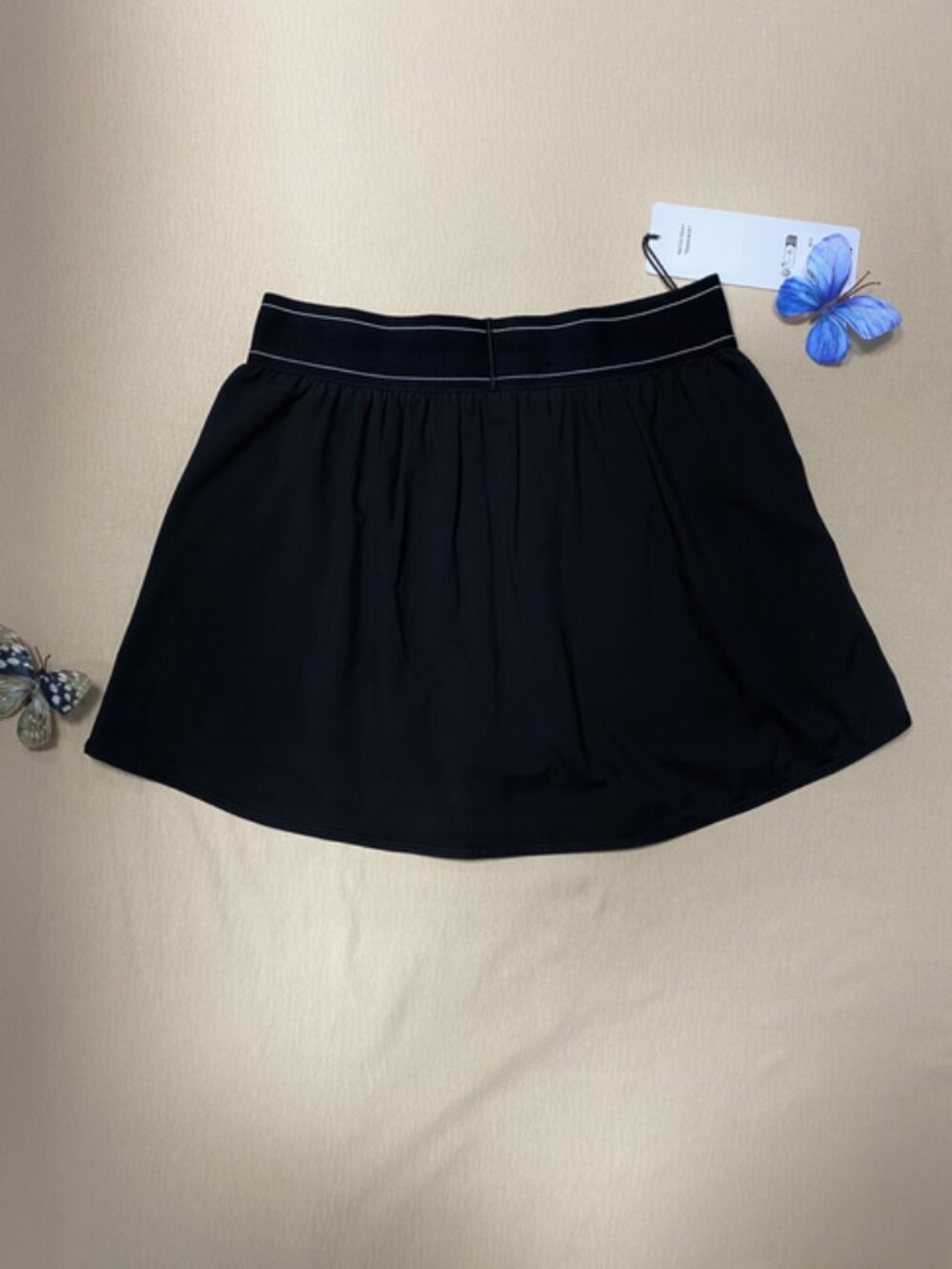 🤹♀️ALO NWT Match Point Black Mini Tennis Skirt🏌️Sporty Everyday Style - Picture 5 of 7
